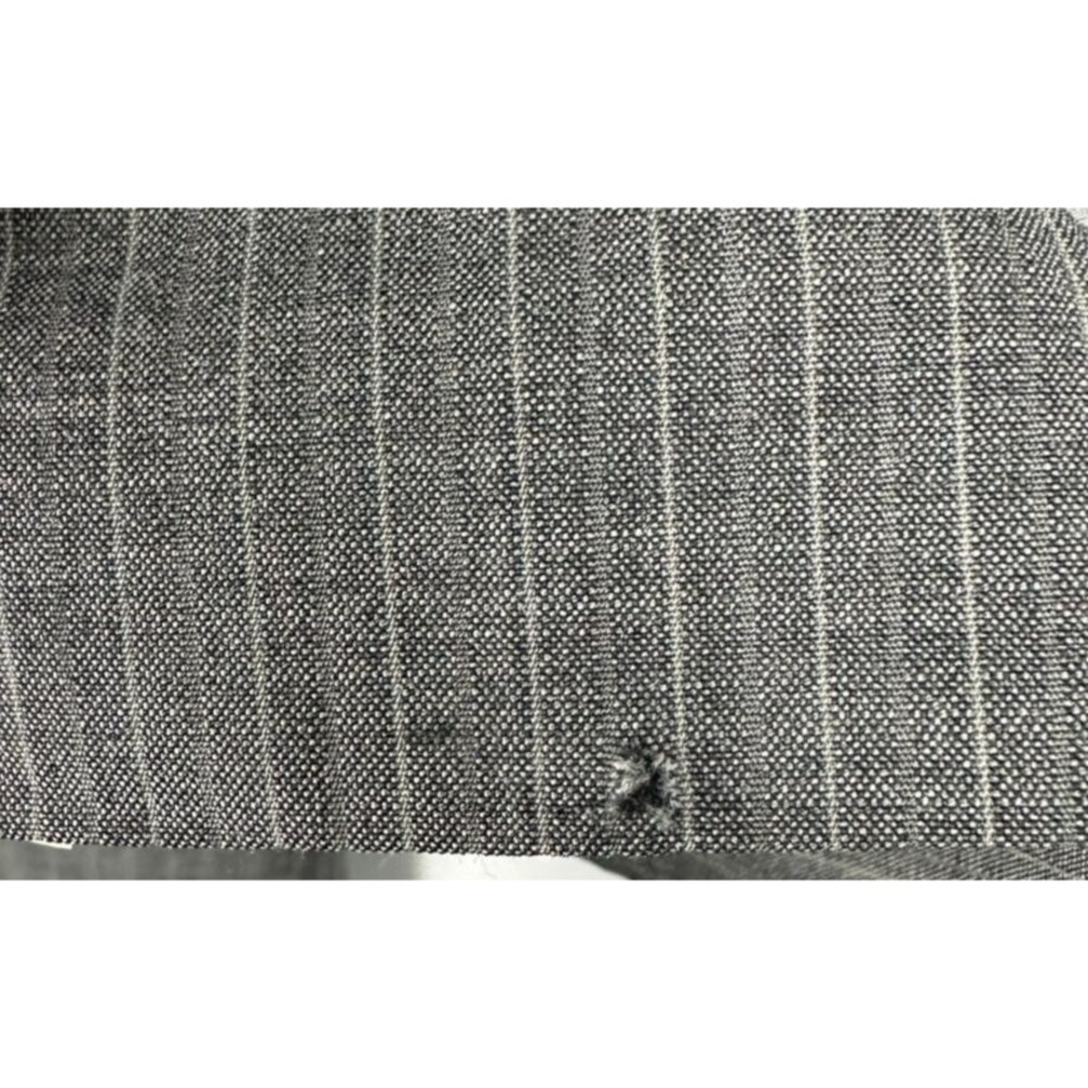 Banana Republic Martin Fit 215 Pinstripe Trousers 14 Gray Dress Pants Stretch - Picture 13 of 13
